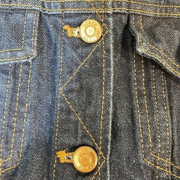 J. Crew Small Trucker Jean Jacket. - Picture 4 of 13